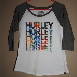 Hurley 3/4 sleeve